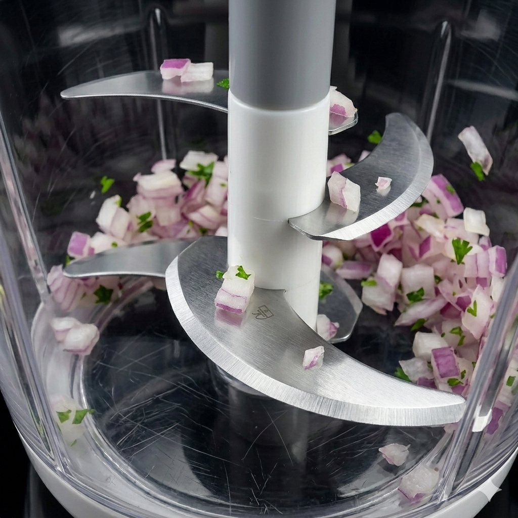 Manual Hand Press Chopper 1.5 Litre with 3 Sharp Blades